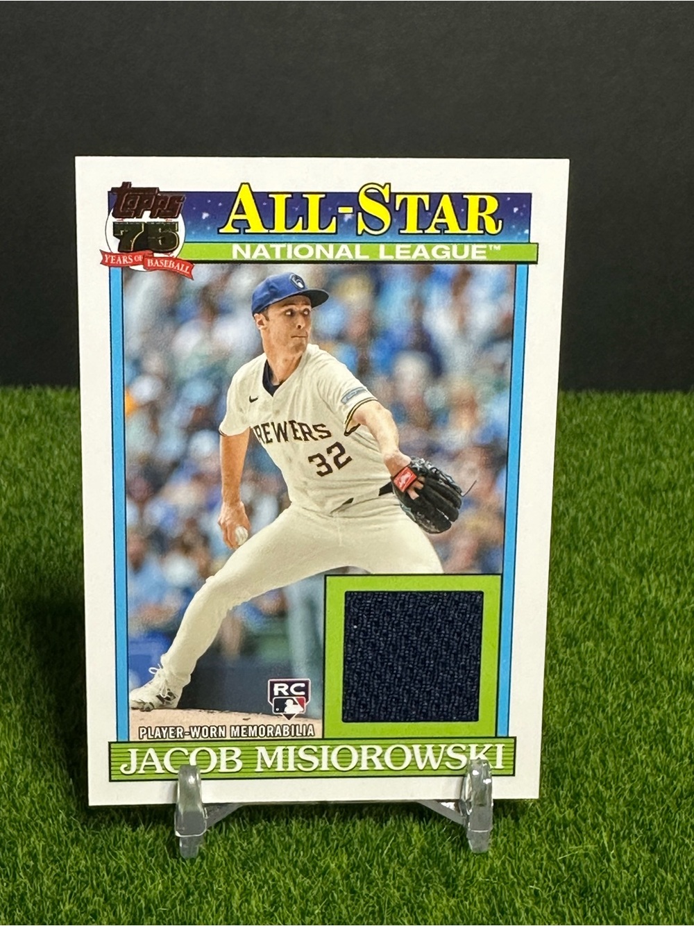 2026 Topps Series 2 1991 “All Star” Brewers Rookie Jacob Misiorowski Relic